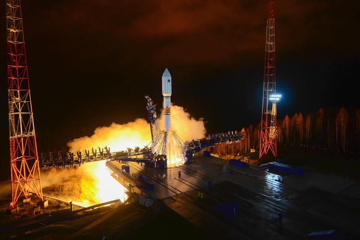 пуск ракеты-носителя «Союз-2»